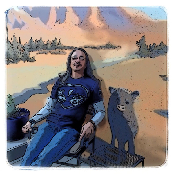 A self-portrait of Aldous Burbank. A self-portrait of Aldous Burbank.