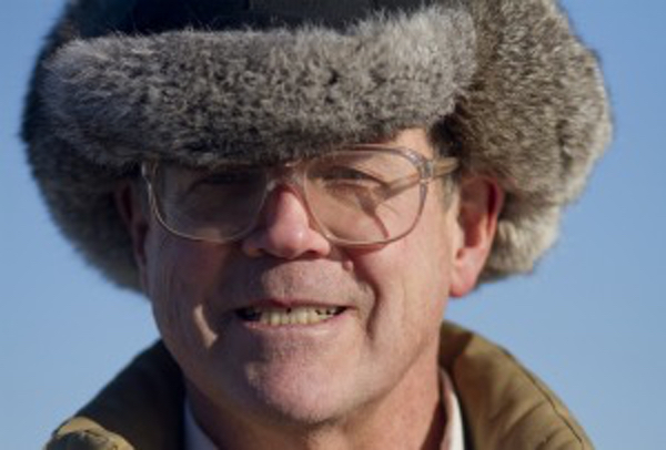 Peter Davenport in a Russian hat. Peter Davenport in a Russian hat.