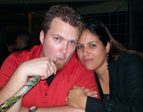 Michael Vandeven and his wife. Michael Vandeven and his wife.