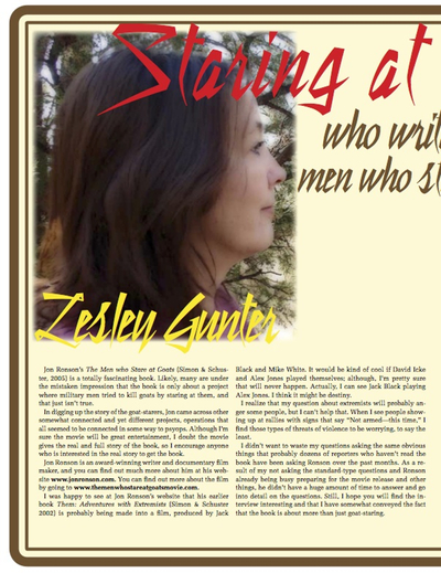 Staring at the Men Who Stare at Goats